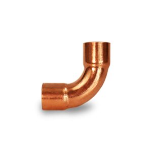 Copper 90º Solder to Solder Long Radius Elbow