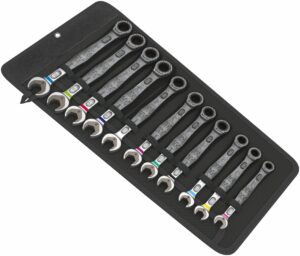 Wera 6000 Joker 11 Set 1 Set of Ratcheting Combination Wrenches, 11 Pieces
