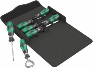 Wera Kraftform 300/7 Set 3 Screwdriver Set Kraftform Plus, 7 pieces