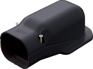 Inaba Denko 75mm Black Trunking Wall Cover