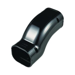 Inaba Denko 75mm Black Trunking Fixed Offset Bend