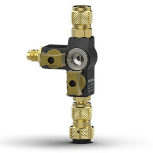 Fieldpiece 1/4" & 5/16" Valve Core Removal Tool Dual Valve with Sight Glass