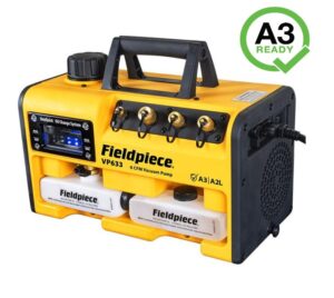 Fieldpiece ATEX Rated 6CFM Vacuum Pump 230V/110V Dual Voltage - VP633EU
