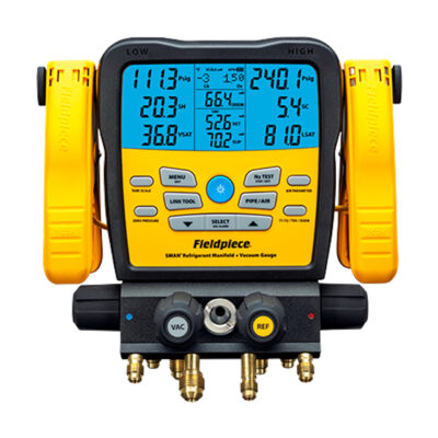 Fieldpiece SMAN® Refrigerant Manifold 4-port with Built-in Vacuum Gauge