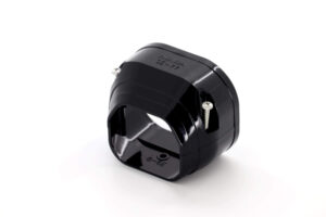 Inaba Denko 75mm Black Trunking End Fitting