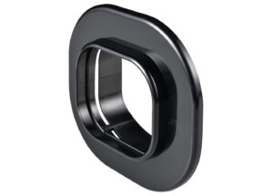 Inaba Denko 75mm Black Wall Inlet Cover